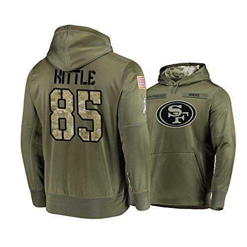 Nike 49ers 85 George Kittle 2019 Salute To Service Stitched Hooded Sweatshirt,We sell and wholesale Nike 49ers 85 George Kittle 2019 Salute To Service Stitched Hooded Sweatshirt on line form chian!